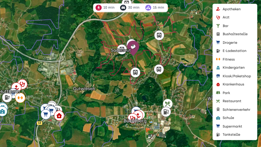 Lageplan mikro